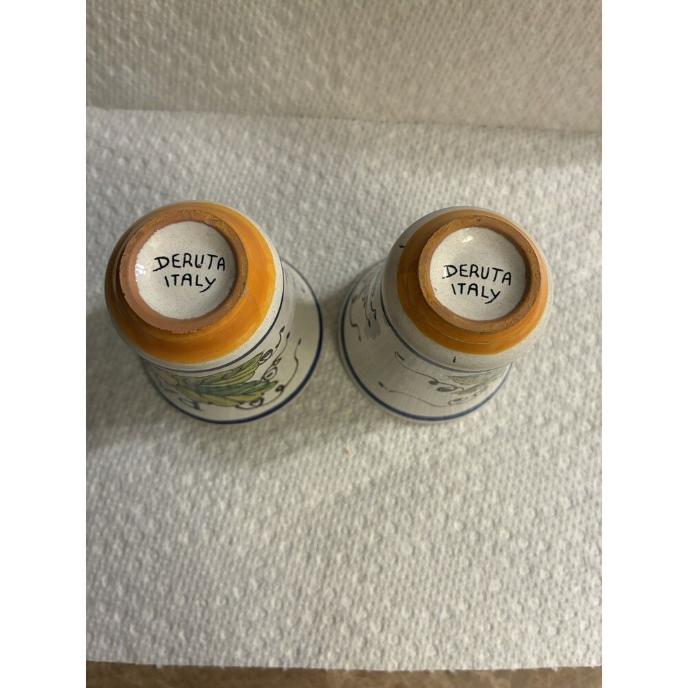 Pallini Limoncello Deruta Italy Italian Ceramic Pottery Shot Glasses Lot Of 2 - Picture 6 of 10